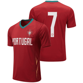 Icon Sports Portugal #7 Gameday Soccer Jersey, Polyester, YXS-AXXL, 1-Pack