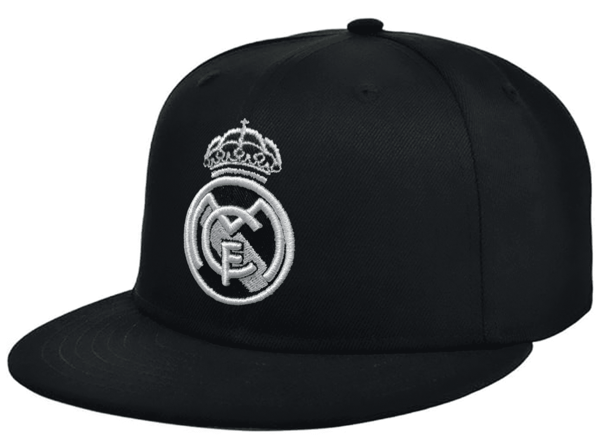 Icon Sports Real Madrid Black Snapback Hat - Official Soccer Cap
