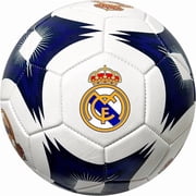 Icon Sports Real Madrid Soccer Ball, White/Blue Size 2