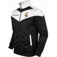 thumbnail image 1 of Icon Sports Real Madrid Track Jacket, Black/White, 100% Polyester, Size YS, 1 of 7