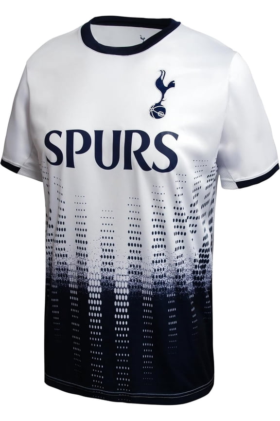 Tottenham Hotspur Woven Patch Poly Soccer Jersey Official Licensed Men Size - White XL