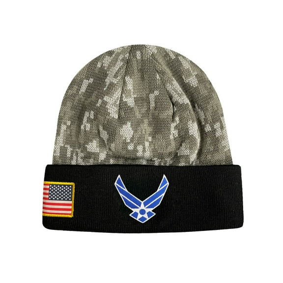 Icon Sports U.S. Air Force Official Licensed Winter Soccer Beanie Digital Camo
