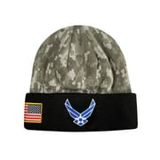 Icon Sports U.S. Air Force Official Licensed Winter Soccer Beanie Digital Camo