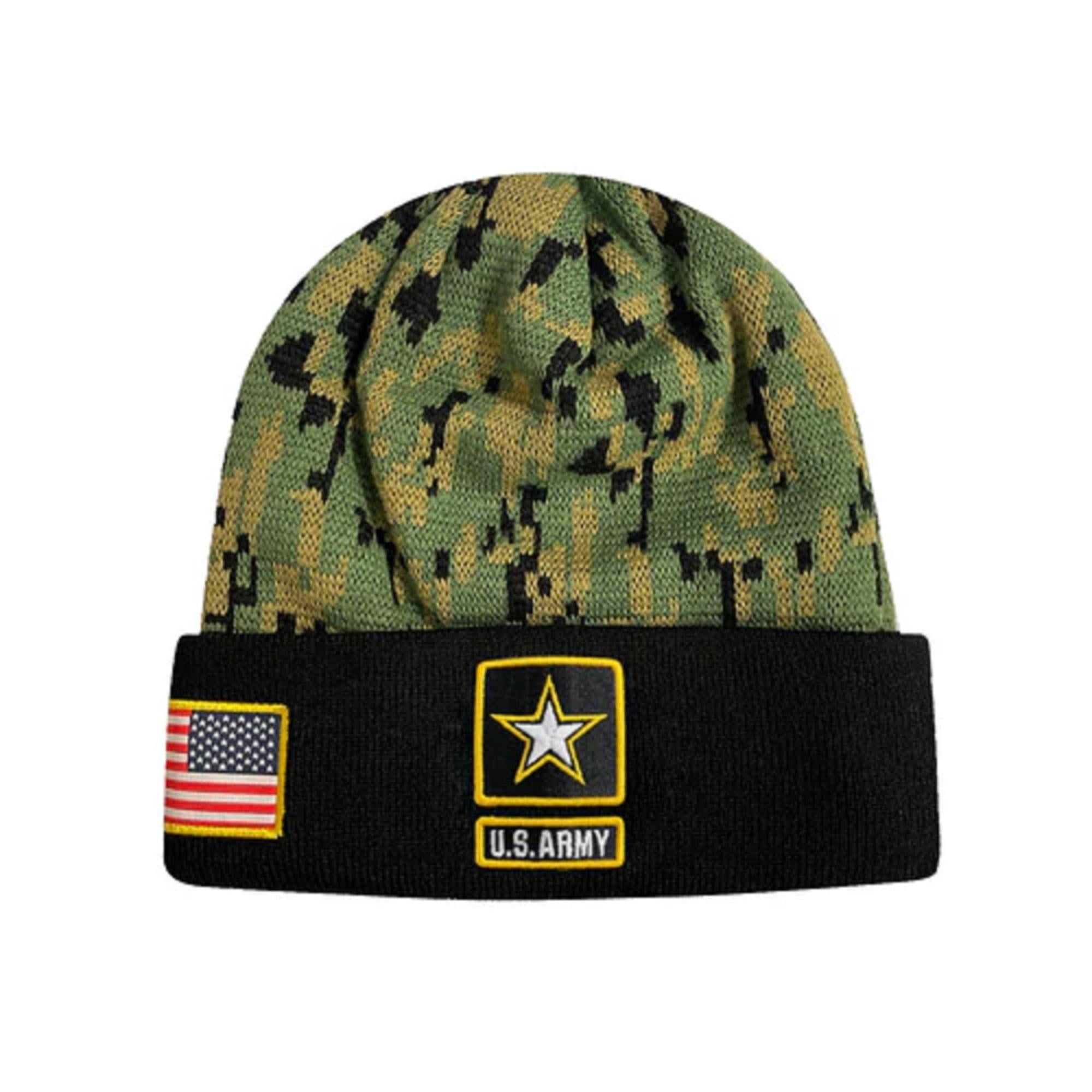 Icon Sports U.S. Army Licensed Adult Winter Beanie 3– [Custom Initials ...