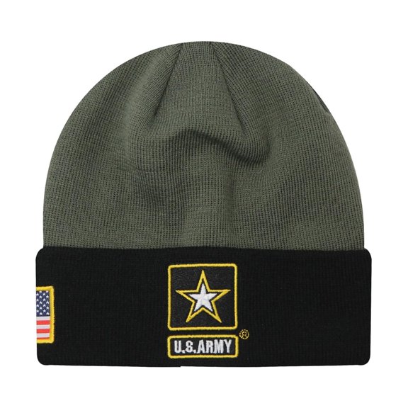 Icon Sports U.S. Army Licensed Adult Winter Beanie 5– [Custom Initials/Number]