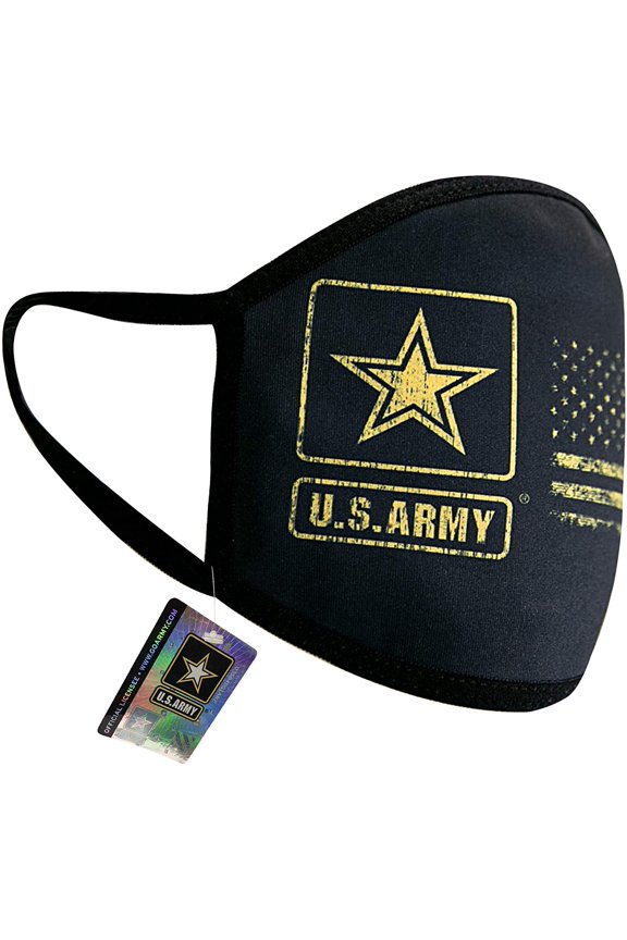 U.S. Army Military Officially Licensed Primary Logo Reusable Face Covering Cloth 01-5