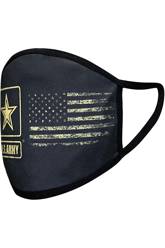 U.S. Army Military Officially Licensed Primary Logo Reusable Face Covering Cloth 01-6