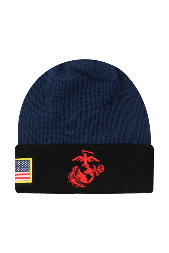 U.S. Marine Corps Official Licensed Winter Soccer Beanie USMC Navy Blue