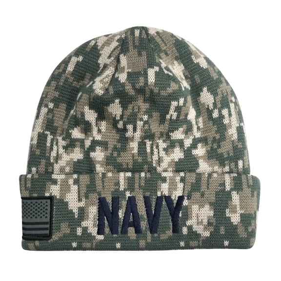 Icon Sports U.S. Navy Licensed Adult Winter Beanie 1– [Custom Initials/Number]