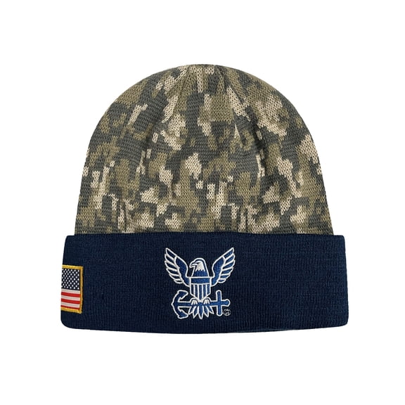 Icon Sports U.S. Navy Official Licensed Winter Soccer Beanie US NAVY Digital Camo