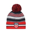 thumbnail image 1 of Icon Sports U.S. Soccer Adult Unisex Pom Pom Winter Soccer Beanie 5 – [Custom Initials/Number], 1 of 2
