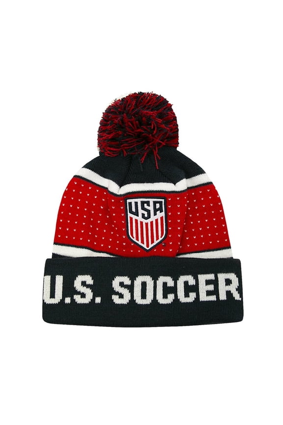 U.S. Soccer Adult Unisex Pom Pom Winter Soccer Beanie 6