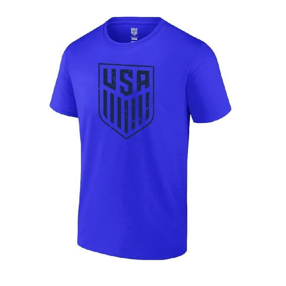 Icon Sports U.S. Soccer Federation USMNT Logo T-Shirt Adult Size [Royal Blue, Small]