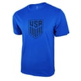 thumbnail image 1 of Icon Sports U.S. Soccer Federation USMNT Logo Adult T-Shirt Royal Blue Color - Small, 1 of 1