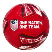Icon Sports U.S. Soccer Pop Art Design Soccer Ball Size 5 [Red]