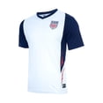 thumbnail image 1 of Icon Sports U.S. Soccer USMNT Adult Mens Game Day Poly Shirt - SHATTERED 2.0 Design, XL, 1 of 5