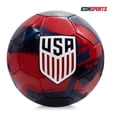 thumbnail image 1 of Icon Sports U.S. Soccer USMNT Size 5 Soccer Ball - Brush Design [Navy Red], 1 of 4