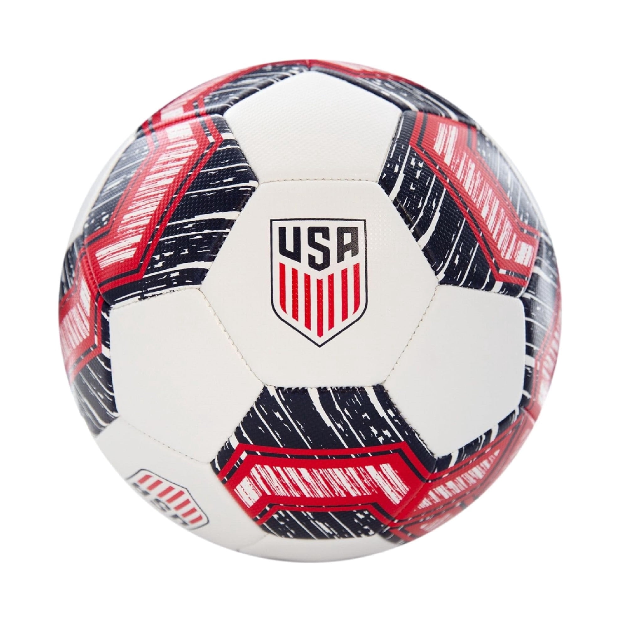 Icon Sports U.S. Soccer USMNT Size 5 Soccer Ball - Pathway [White Red]