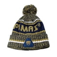 thumbnail image 1 of Icon Sports UNAM Pumas Adult Unisex Pom Pom Winter Soccer Beanie 2– [Custom Initials/Number], 1 of 2