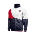 thumbnail image 1 of Icon Sports US Soccer Federation Licensed Soccer Track Jacket - Unisex Adult - Sport Block - Navy X-Large, 1 of 5