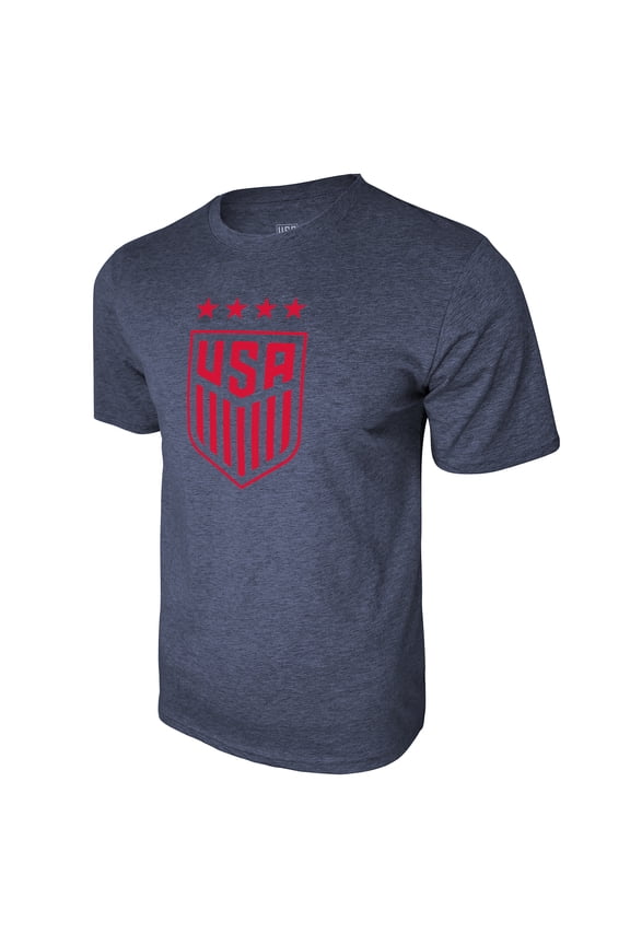 US Soccer Heather Slate Unisex Tee -ST01 Large