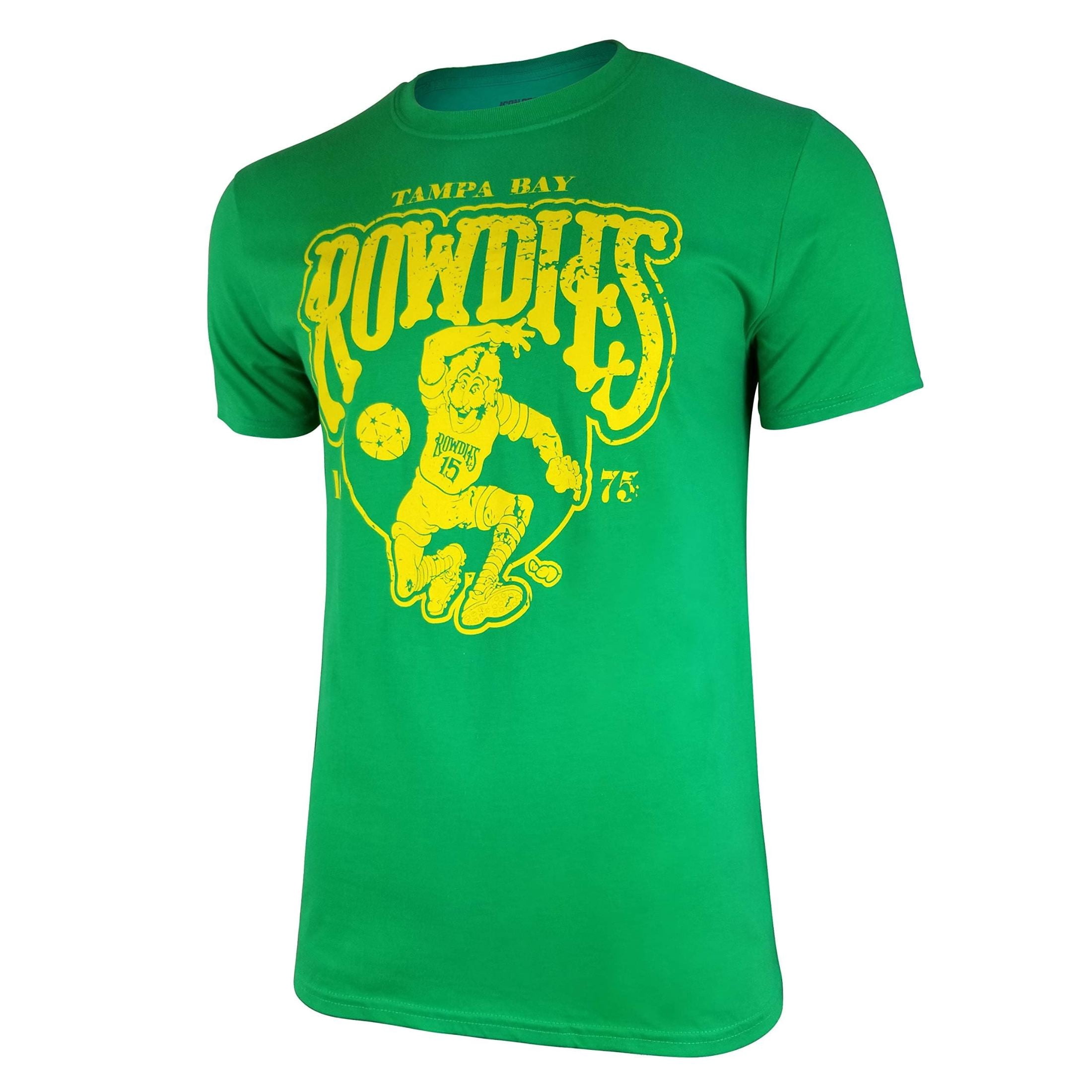 Icon Sports USL Tampa Bay Rowdies Mens Short Sleeve T-Shirt, Green, X Large