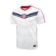 thumbnail image 1 of Icon Sports USMNT U.S. Soccer Federation Adult Soccer T-Shirt Game Day Poly Shirt, Crossover White, Medium, 1 of 2