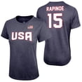 thumbnail image 1 of Icon Sports USWNT Player T Shirt Tee Official USA Flag USWNT Football Tee Top -Medium 03, 1 of 2