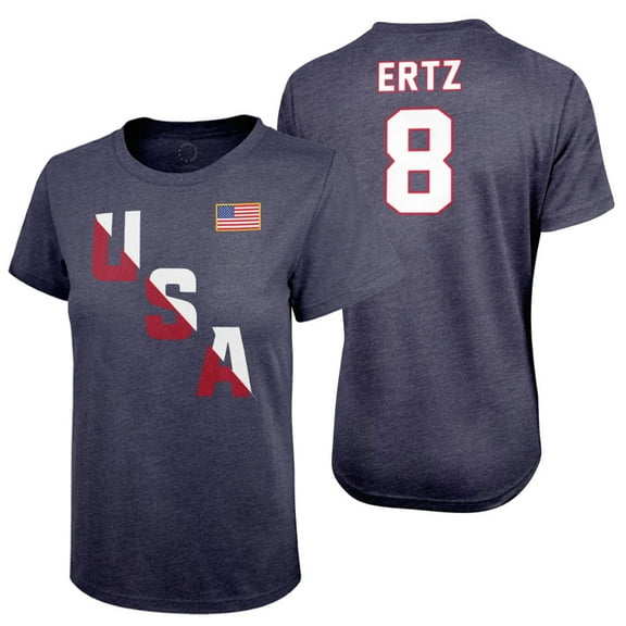 Icon Sports USWNT Player T Shirt Tee Official USA Flag USWNT Football Tee Top -XL 08