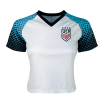Icon Sports USWNT Women's Cropped Jersey - Official Soccer Top