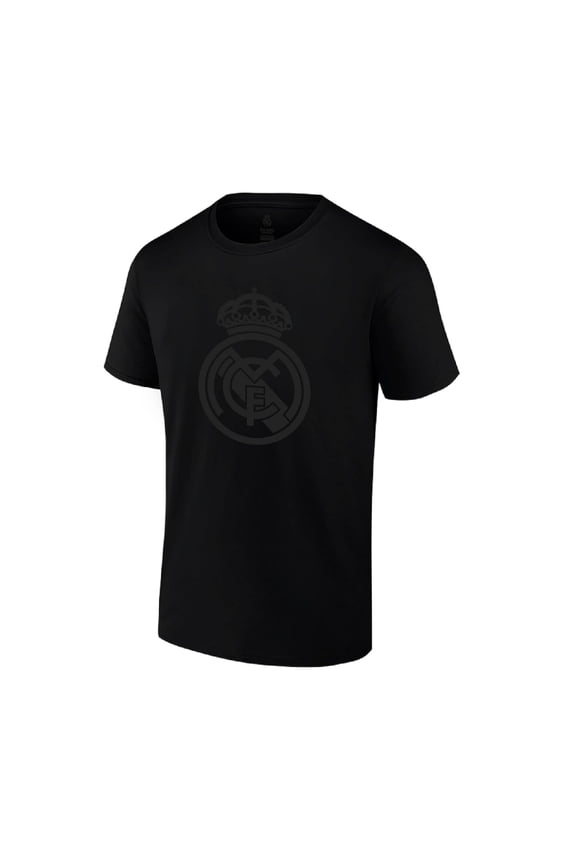 Unisex Adult Cotton Shirt - Blackout Series - International Club [Real Madrid, Medium]
