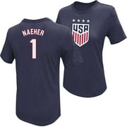 Icon Sports Unisex Alyssa Naeher Blue USWNT Player Name & Number T-Shirt