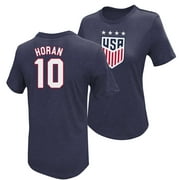 Icon Sports Unisex Lindsey Horan Blue USWNT Player Name & Number T-Shirt