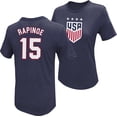 thumbnail image 1 of Icon Sports Unisex Megan Rapinoe Blue USWNT Player Name & Number T-Shirt, 1 of 2