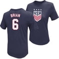 thumbnail image 1 of Icon Sports Unisex Morgan Brian Blue USWNT Player Name & Number T-Shirt, 1 of 2