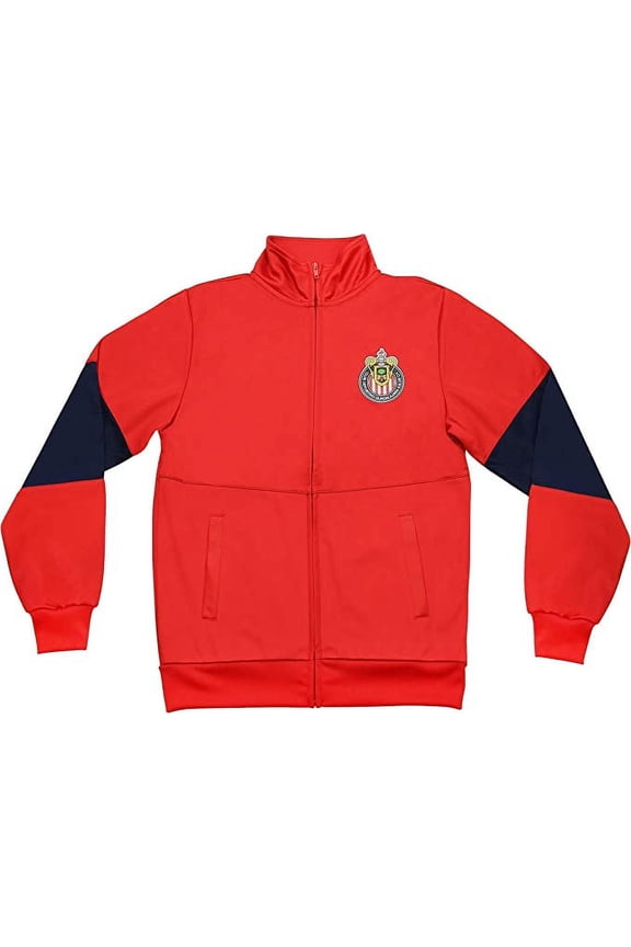 Youth Chivas De Guadalajara Jacket Licensed Zipper Soccer Jacket Style - YL