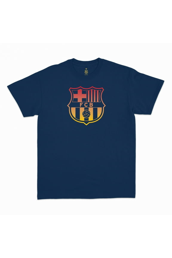 Youth Compatible with FC Barcelona Soccer T-Shirt Cotton Tee -08 Large