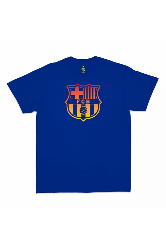 Youth Compatible with FC Barcelona Soccer T-Shirt Cotton Tee -09 Large