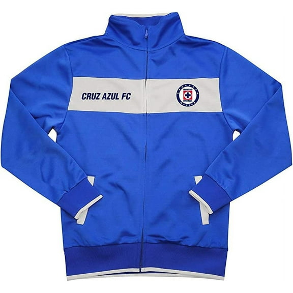 Icon Sports Youth Cruz Azul Jacket Licensed Zipper Soccer Jacket Home - YS