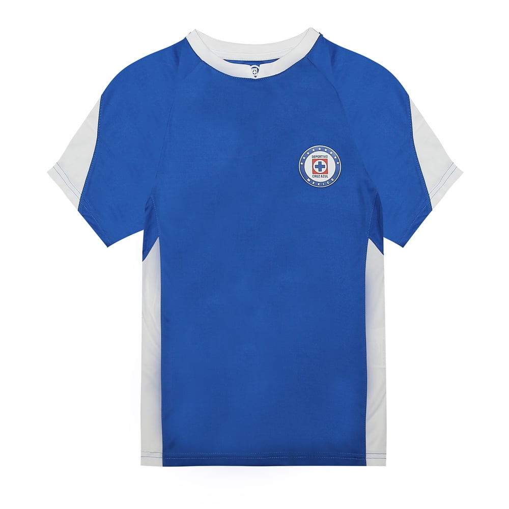Icon Sports Youth Cruz Azul Soccer Poly Shirt Jersey -01 YM