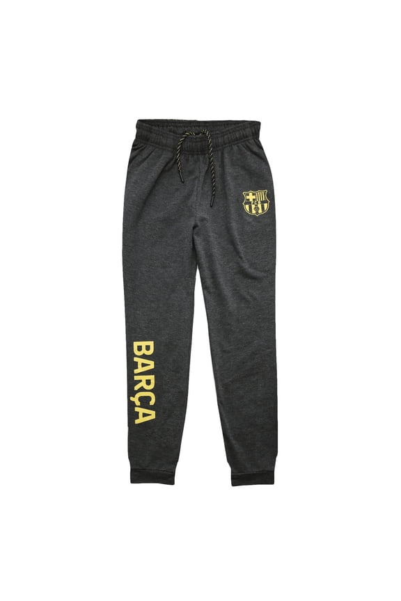 Youth FC Barcelona Officially Licensed Poly Soccer Joggers -02 Large