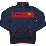 Icon Sports Youth Replacement For Barcelona Jacket Zipper Soccer Jacket Home Navy - YL