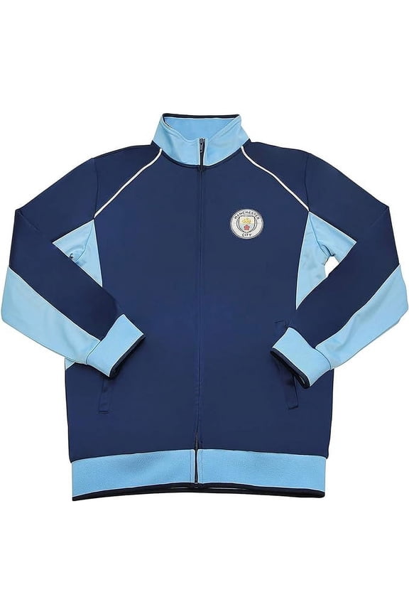 Youth Replacement For Manchester City Jacket Zipper Soccer Jacket Game - YM