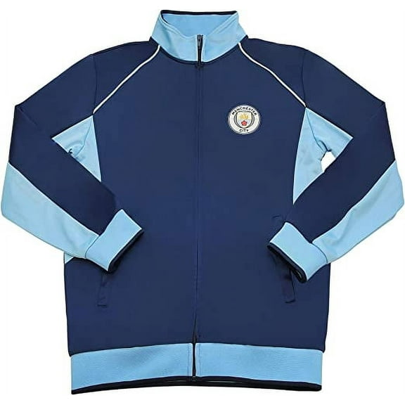 Icon Sports Youth Replacement For Manchester City Jacket Zipper Soccer Jacket Home - YL
