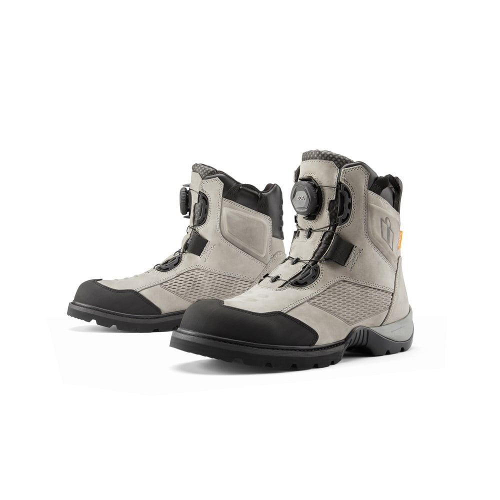 Icon Stormhawk Waterproof Boots - Grey - Walmart.com