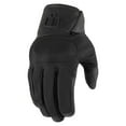 thumbnail image 1 of Icon Tarmac 2 Mens Textile Motorcycle Gloves Black MD, 1 of 2