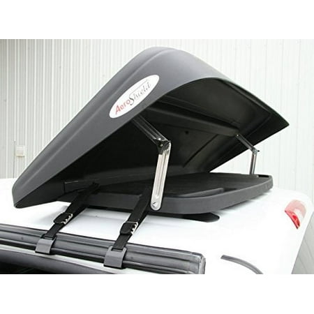 Icon Technologies 01216 Black 48" x 22" AeroShield RV Wind Deflector