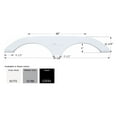 thumbnail image 1 of Icon Technologies 01772 - FS1772 70-1/8"L x 11-1/4"H (6" Arch Heigh) Polar White Tandem Fender Skirt for Keystone Montana Model, 1 of 2