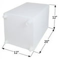 thumbnail image 1 of Icon Technologies 12734 - WT2470 12 gal. Fresh Water Tank with 1/2" Fittings (20"L x 12"W x 12"H), 1 of 1