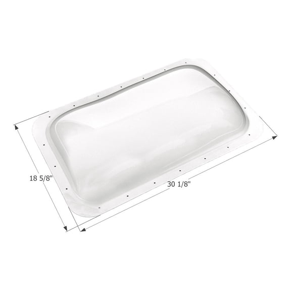 Icon Technologies 12781 - 18.6"W x 30.1"L Smoke Rectangular Outer Skylight